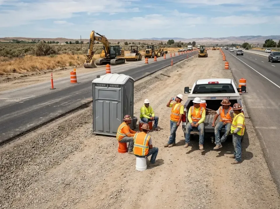 highway-road-construction-crew-007 — frequently asked questions, Porta Potty and Restroom Rentals in Lewisburg, TN